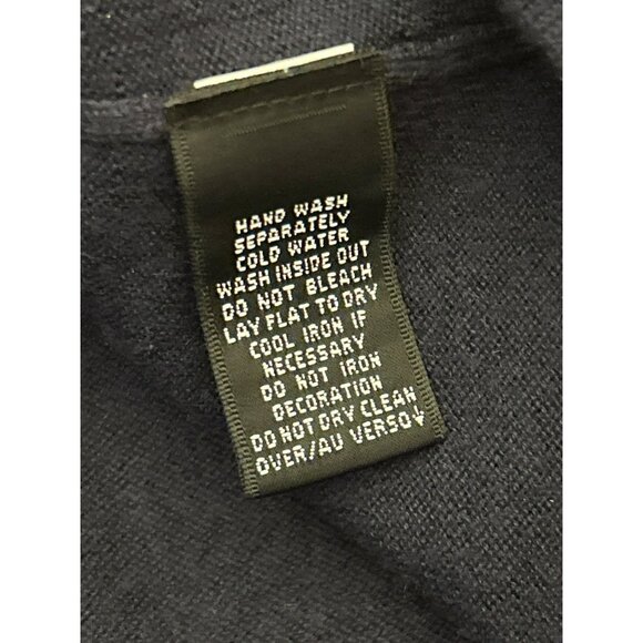 Ellen Tracy Womens Black Silk Cashmere Blend Beaded Tank Top Medium Quiet Luxury - Picture 5 of 7